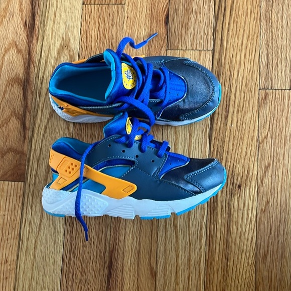 NIKE HUARACHE run blue and orange 12.5c - Picture 1 of 6